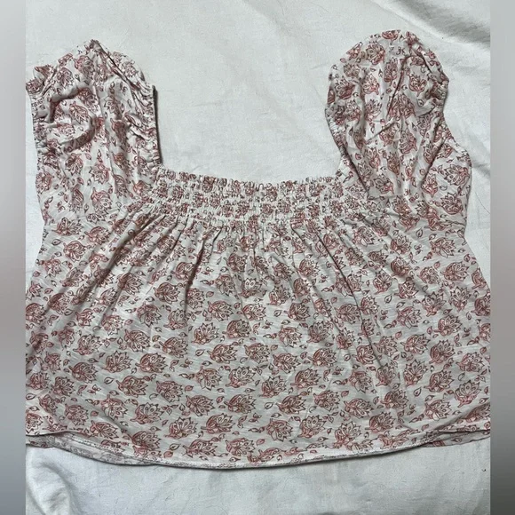 Lucky Brand Crop Top Size Large GUC - Picture 3 of 4